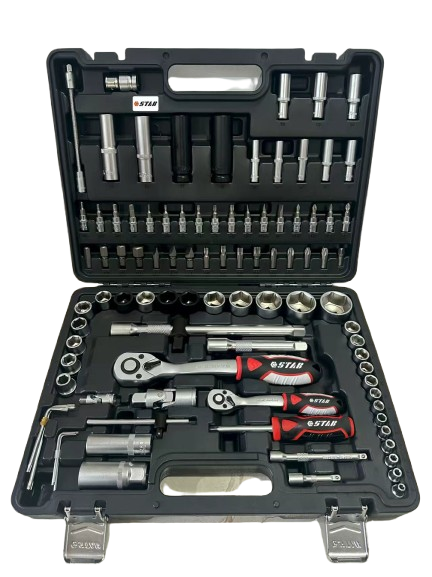 Набор торцевых головок 1/4" и 1/2" 94 предмета STAB